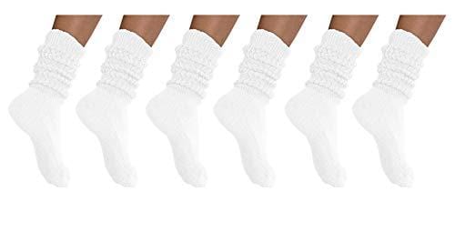 MDR Women and Men Slouch Socks Extra Tall/Extra Heavy Cotton Socks