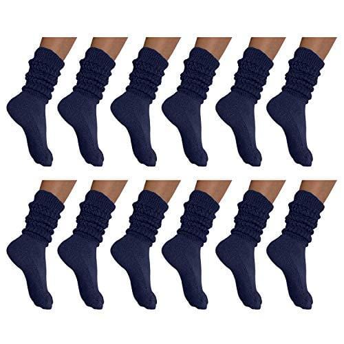 Gilbins Womens Cotton Extra Heavy Super Slouch Socks 2 Pack