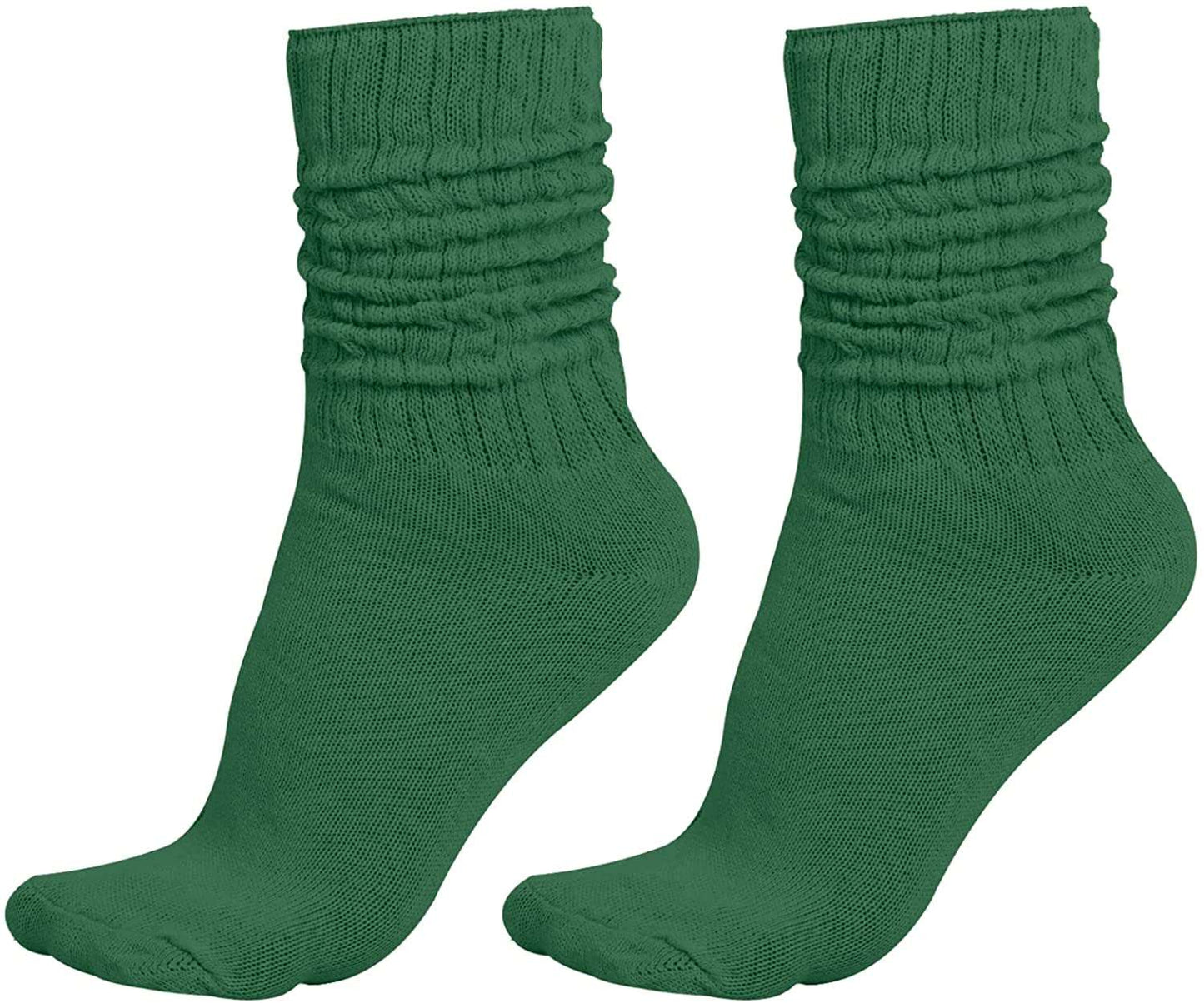 MDR Lightweight Cotton Slouch Sock For Women and Men 2 Pair Made in USA Size 9 to 11